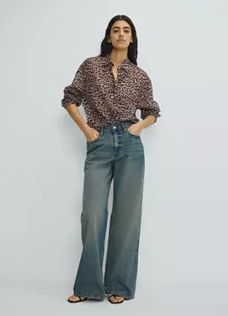 Блузка из лиоцелла, Бежевый