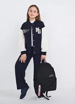 Бомбер для девочек, Синий