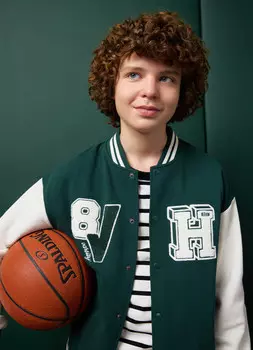 Бомбер для мальчиков, Зеленый