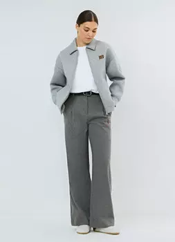 Бомбер оверсайз, Серый