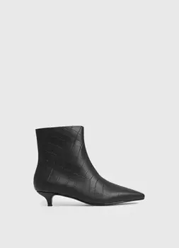 Ботильоны из натуральной кожи, Черный