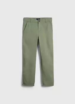 Брюки-чиносы для мальчиков, Зеленый