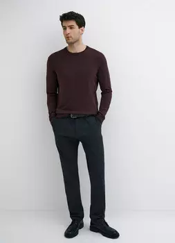 Брюки-чиносы из твила, Серый