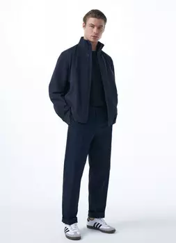 Брюки-чиносы из твила, Синий