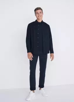 Брюки-чиносы с ремнём, Серый