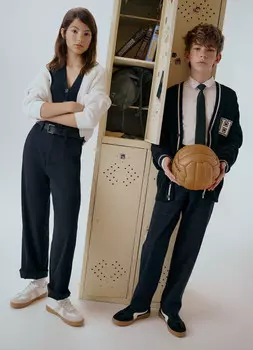 Брюки для девочек, Синий