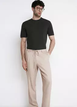 Брюки из лиоцелла, Бежевый