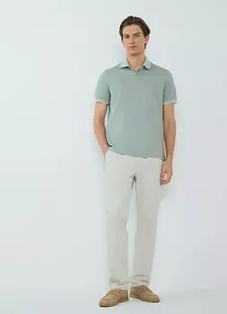 Брюки из микротвила, Белый