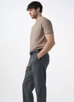 Брюки из микротвила, Зеленый