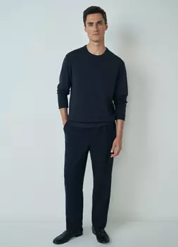 Брюки из поливискозы, Синий