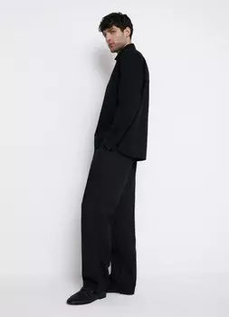 Брюки из тонкого поплина, Черный