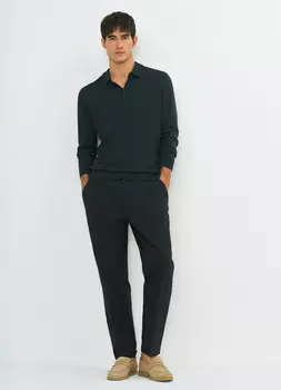 Брюки из твила, Черный