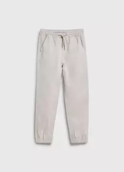 Брюки из твила для мальчиков, Бежевый