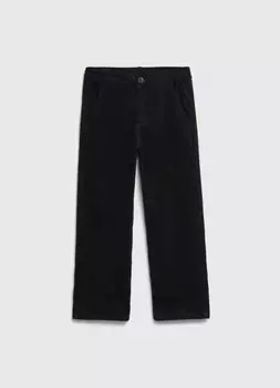 Брюки из вельвета для мальчиков, Черный