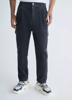 Брюки из вельвета, Серый