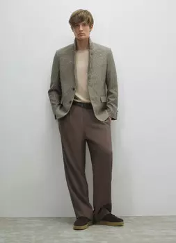 Брюки из вискозы, Коричневый