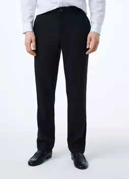 Брюки изо льна, Черный