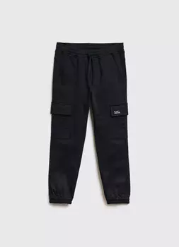 Брюки карго для мальчиков, Черный