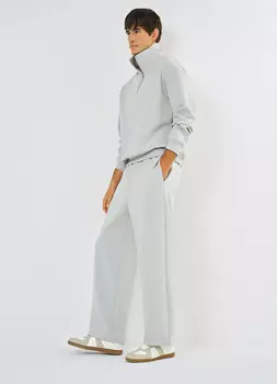 Брюки с эластичным поясом, Серый