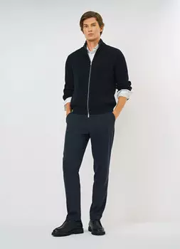 Брюки с эластичным поясом, Синий