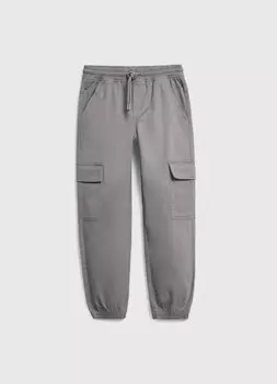 Брюки с карго-карманами для мальчиков, Серый