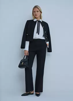 Брюки со стрелками, Черный