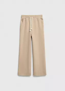 Брюки трикотажные для девочек, Бежевый