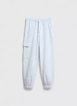 Брюки трикотажные для девочек, Серый