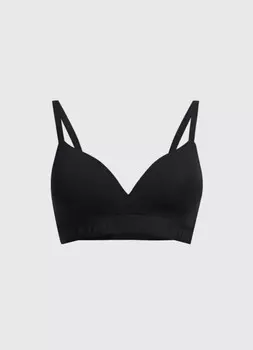 Бюстгальтер c мягкими чашками из модала, Черный