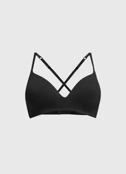Бюстгальтер с формованными чашками, Черный
