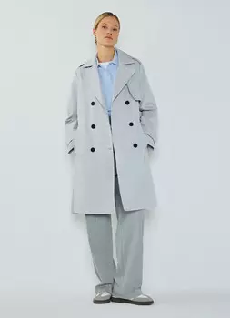 Длинный плащ, Серый