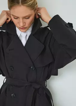 Длинный тренч, Черный