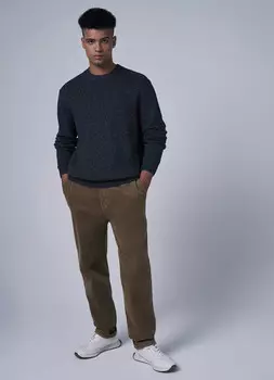 Джемпер из фактурной пряжи с шерстью, Серый