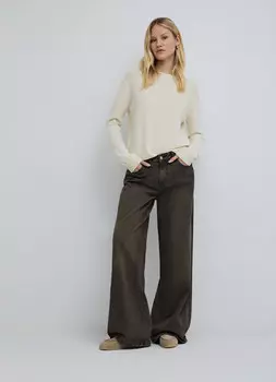 Джемпер из натуральной шерсти, Бежевый