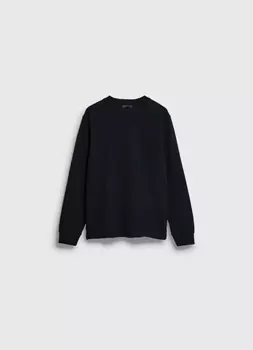 Джемпер из плотного хлопка, Черный