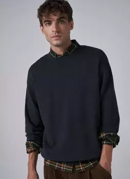 Джемпер с лёгкими потёртостями, Серый