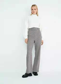 Джемпер с воротником-стойкой, Белый