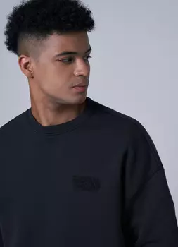 Свитшот с вышивкой, Серый