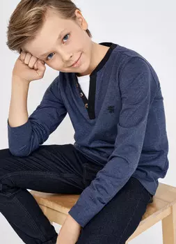 Джемпер трикотажный для мальчиков, Синий