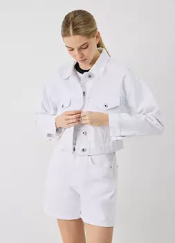 Джинсовая куртка, Белый