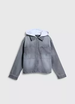 Джинсовая куртка для мальчиков, Серый