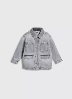 Джинсовая куртка для мальчиков, Серый