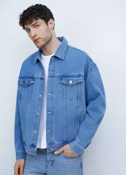 Джинсовая куртка, Голубой