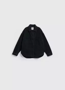 Джинсовая рубашка для девочек, Серый