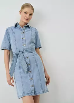 Джинсовое платье, Голубой