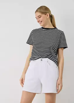 Джинсовые шорты, Белый