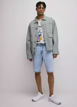 Джинсовые шорты, Голубой