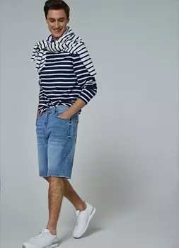 Джинсовые шорты, Голубой