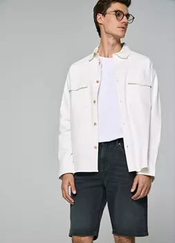 Джинсовые шорты, Серый