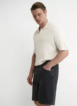 Джинсовые шорты, Серый